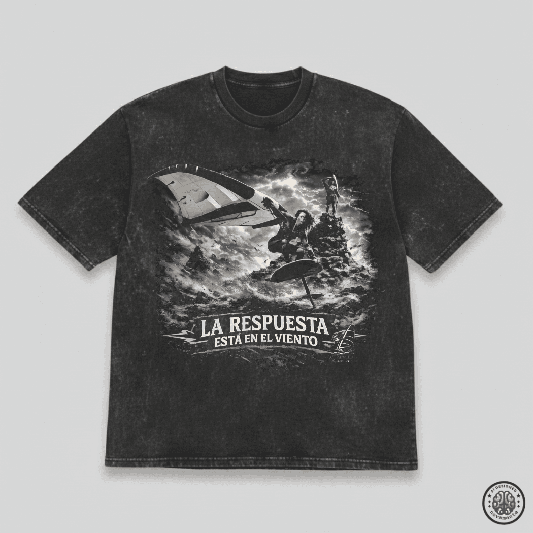 Remera Oversize 'La respuesta está en el viento' -