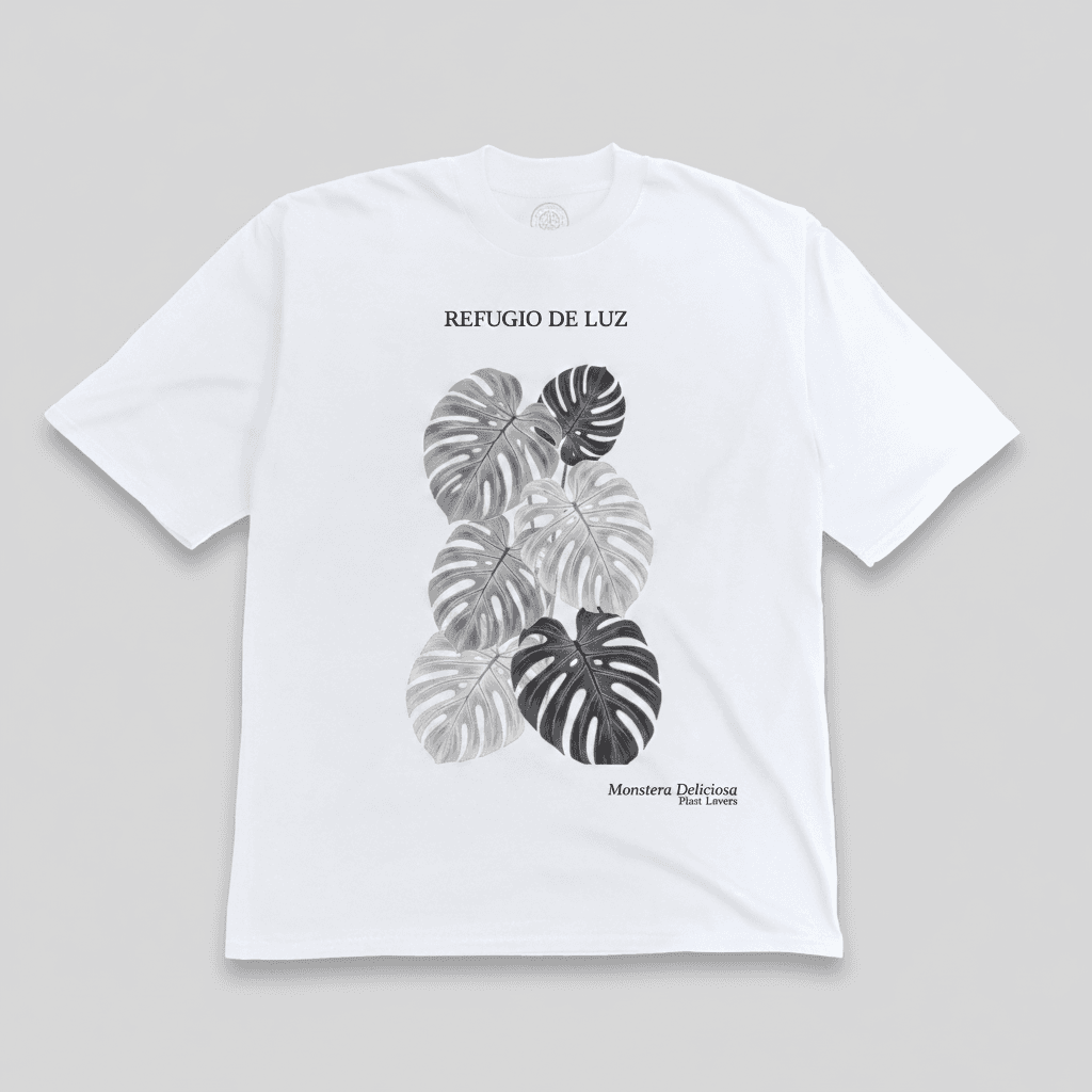 Monstera Deliciosa · Aura Oversize Blanco