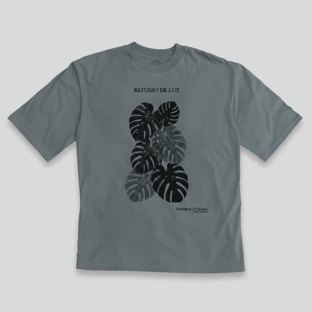 Monstera Deliciosa · Aura Oversize Stone Wash